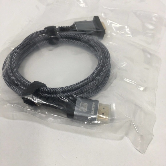 HDMI to VGA,Capshi Unidirection Nylon Braid Gold-Plated HDMI to VGA 3 Feet Cable - Picture 3 of 5